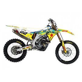 Blackbird, sada polepů, Suzuki RMZ 250 '19-'22 RMZ 450 '18-'22 Replica Suzuki WORLD RESTYLE 20/21