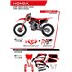 UFO, sada plastů + sada polepů, Honda CRF 250R '22 Apodis, červená barva