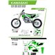 UFO, sada plastů + sada polepů, Kawasaki KXF 250 '21-'22 Stokes, bílá barva