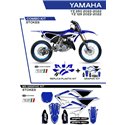 UFO, sada plastů + sada polepů, Yamaha YZ 125 '22 Stokes, OEM barva (modrá/černá/bílá)