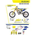 UFO, sada plastů + sada polepů, Suzuki RMZ 250 '19-'22 Patriot, žlutá barva