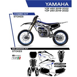 UFO, sada polepů, Yamaha YZF 250 '19-'22 Stokes, černá barva