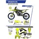 UFO, sada plastů + sada polepů, Yamaha YZF 250 '19-'22 Stokes, žlutá Neon barva