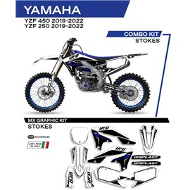 UFO, sada polepů, Yamaha YZF 250 '19-'22 Stokes, bílá barva