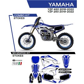 UFO, sada polepů, Yamaha YZF 250 '19-'22 Stokes, modrá barva