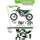 UFO, sada plastů + sada polepů, Kawasaki KXF 250 '21-'22 Tecna, černá barva