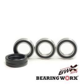 Bearing Worx, sada ložisek a gufer zadního kola, zadního kola Kawasaki, KTM, Suzuki, Yamaha (25-1406 25-1591) WBK90016 WBK60013 