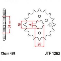 ProX, ložiska řízení, Yamaha YZ 125/250 96-20, Suzuki RM 125/250 91-92 (22-1001)