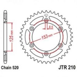 All Balls, sada ložisek zadní vidlice, Yamaha YZF 250 '14-'17, YZF 450 '10-'17, WR 250F '15-'16, WR 450F '16