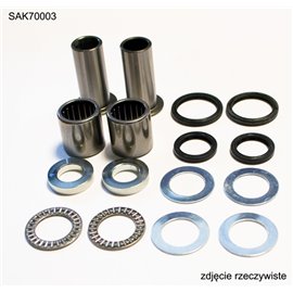 Bearing Worx, sada ložisek zadní vidlice, Suzuki RM 125/250 96-08, RMZ 250 07-14, RMZ 450 05-14, DRZ 400 00-14 (28-1047) SAK5000