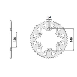 Rozeta 808 49Z ERGAL