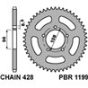 PBR, rozeta 1199 49 C45 MZ 125 RT/SM (řetěz 428)