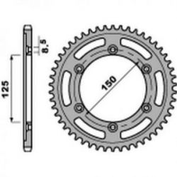 NG, zadní brzdový kotouč, Yamaha NMAX 125 15-18 (ABS) (230X120X4,5mm) (3X10,5mm)