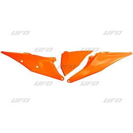 UFO, podsedlové tabulky, s víkem filtru KTM SX/SXF '19-22, EXC/EXC-F 20-23, oranžová barva