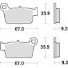 TRW Lucas, brzdové desky KH367 Sinter Offroad, Kawasaki KXF 250 04-, KLX 450 07-, KXF 450 04-, KXE 450 10-, Suzuki RMZ 250 04-,