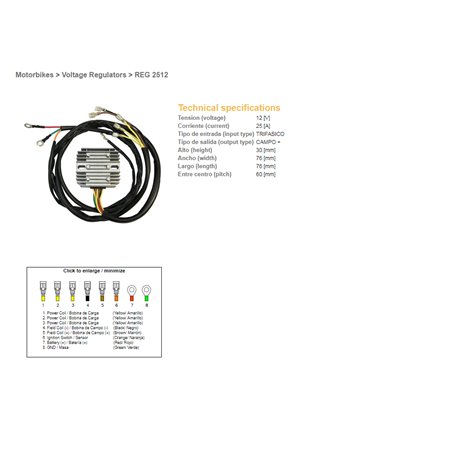 DZE, regulátor napětí, BMW R60/75/65/80/90/100, MOTO GUZZI 650/750/850/1000 '75-'95 (12321244409, 12311244063) (ESR450)