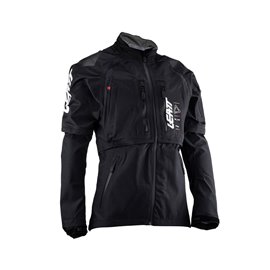 Leatt (kolekce 2023), bunda Moto 4.5 HYDRADRI JACKET BLACK, barva černá, velikost XL