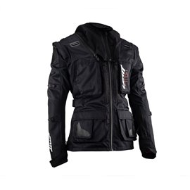 Leatt (kolekce 2023), bunda Moto 5.5 ENDURO JACKET BLACK, barva černá, velikost S