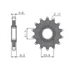 Sunstar, přední řetězové kolečko 342 14 Honda CR 250 '88-'07, CRF 450 '02-'18, TRX 450/700 (JTF284.14)* (řetěz 520) (34214JT)