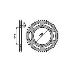 Vodítko řetězu Accel, Kawasaki KXF 250/450, 06-08