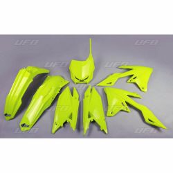 UFO, sada plastů, Suzuki RMZ 250 '19, RMZ 450 '18-19 žlutá barva FLUO