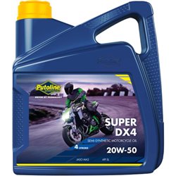 Putoline, motorový olej, 4T Super DX4 20W-50 4L