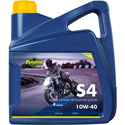 Putoline, motorový olej 4T S4 10W40 4L (AKC)