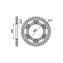 Podsedlové tabulky Honda CR 125/250, 02-07