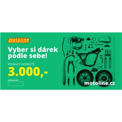 Dárkový poukaz MOTOLINE 3.000,-