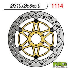 NG, přední brzdový kotouč, Honda CBR 1100 XX '97-'98 (310X58X5) (6X6,5mm)