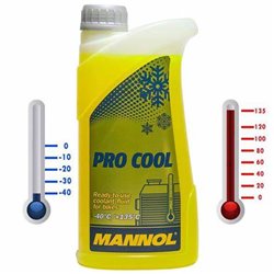 Mannol, chladicí kapalina, PRO COOL 1L MOTO (-40ST.C/+135ST.C) ready to use