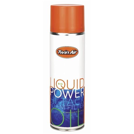 Twin Air, LIQUID BIO Power SPRAY AIR FILTER OIL, olej na vzduchové filtry 500ML 